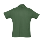 Polo shirt made from 100% cotton, 170 g/m2, SOL'S Planet Men dark green colour rear view