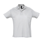 Polo shirt made from 100% cotton, 170 g/m2, SOL'S Planet Men heather light grey colour