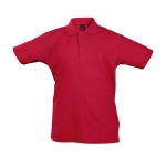 Children's polo shirts, 100% cotton, 170 g/m2, SOL'S Summer II red colour fifth view