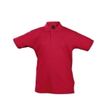 Children's polo shirts, 100% cotton, 170 g/m2, SOL'S Summer II red colour fifth view