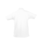 Children's polo shirts, 100% cotton, 170 g/m2, SOL'S Summer II white colour rear view