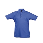 Children's polo shirts, 100% cotton, 170 g/m2, SOL'S Summer II royal blue colour third view