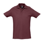 Polo shirt made from cotton, 210 g/m2, SOL'S Spring burgundy colour eighth view