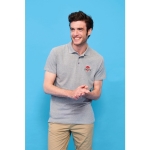 Polo shirt made from cotton, 210 g/m2, SOL'S Spring burgundy colour