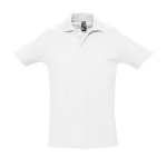 Polo shirt made from cotton, 210 g/m2, SOL'S Spring white colour ninth view