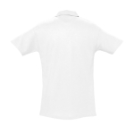 Polo shirt made from cotton, 210 g/m2, SOL'S Spring white colour rear view