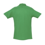 Polo shirt made from cotton, 210 g/m2, SOL'S Spring green colour rear view