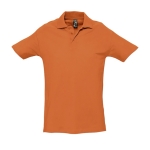 Polo shirt made from cotton, 210 g/m2, SOL'S Spring orange colour