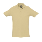 Polo shirt made from cotton, 210 g/m2, SOL'S Spring beige colour second view