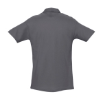 Polo shirt made from cotton, 210 g/m2, SOL'S Spring titanium colour rear view