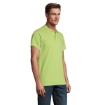 Polo shirt made from cotton, 210 g/m2, SOL'S Spring light-green colour third photographic view