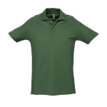 Polo shirt made from cotton, 210 g/m2, SOL'S Spring dark green colour eighth view