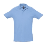 Polo shirt made from cotton, 210 g/m2, SOL'S Spring light blue colour