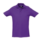 Polo shirt made from cotton, 210 g/m2, SOL'S Spring purple colour second view