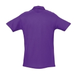 Polo shirt made from cotton, 210 g/m2, SOL'S Spring purple colour rear view