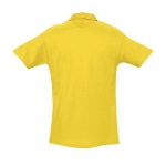 Polo shirt made from cotton, 210 g/m2, SOL'S Spring gold colour rear view