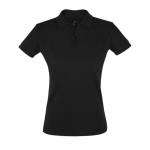 Polo shirt for women, cotton, 180 g/m2, SOL'S Perfect Women black colour