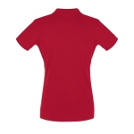 Polo shirt for women, cotton, 180 g/m2, SOL'S Perfect Women red colour rear view