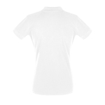 Polo shirt for women, cotton, 180 g/m2, SOL'S Perfect Women white colour rear view