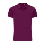 Men's polo shirt, 100% cotton, 170 g/m2, SOL'S Planet burgundy colour second view