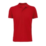 Men's polo shirt, 100% cotton, 170 g/m2, SOL'S Planet red colour fifth view