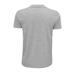 Men's polo shirt, 100% cotton, 170 g/m2, SOL'S Planet grey colour rear view