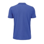 Men's polo shirt, 100% cotton, 170 g/m2, SOL'S Planet royal blue colour rear view