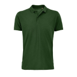 Men's polo shirt, 100% cotton, 170 g/m2, SOL'S Planet dark green colour