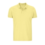 Men's polo shirt, 100% cotton, 170 g/m2, SOL'S Planet light yellow colour