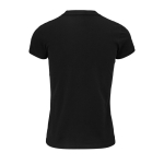 Women's polo shirt from cotton, 170 g/m2, SOL'S Planet black colour rear view