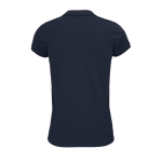 Women's polo shirt from cotton, 170 g/m2, SOL'S Planet navy-blue colour rear view