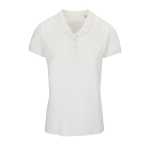 Women's polo shirt from cotton, 170 g/m2, SOL'S Planet off white colour