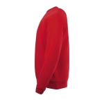 Men's sweatshirt in polyester & cotton, 260 g/m2, SOL'S Spider red colour side view