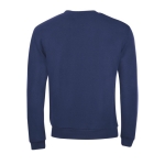 Men's sweatshirt in polyester & cotton, 260 g/m2, SOL'S Spider navy-blue colour rear view