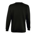 Sweatshirt, 280 g/m2, SOL'S New Supreme black colour rear view