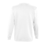 Sweatshirt, 280 g/m2, SOL'S New Supreme white colour rear view