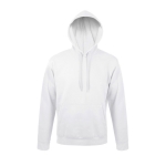 Hoodie with cotton and polyester, 280 g/m2, SOL'S Snake white colour ninth view