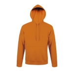 Hoodie with cotton and polyester, 280 g/m2, SOL'S Snake orange colour