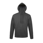 Hoodie with cotton and polyester, 280 g/m2, SOL'S Snake dark grey colour eighth view