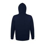 Hoodie with cotton and polyester, 280 g/m2, SOL'S Snake dark blue colour rear view