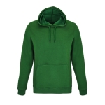 Hoodie with cotton and polyester, 280 g/m2, SOL'S Snake dark green colour