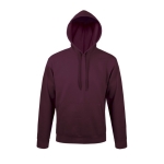 Hoodie with cotton and polyester, 280 g/m2, SOL'S Snake garnet colour eighth view