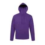 Hoodie with cotton and polyester, 280 g/m2, SOL'S Snake purple colour second view