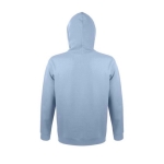 Hoodie with cotton and polyester, 280 g/m2, SOL'S Snake pastel blue colour side view