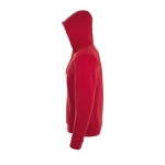 Unisex cotton and polyester hoodie, 260 g/m2, SOL'S Stone red colour side view