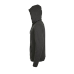 Unisex cotton and polyester hoodie, 260 g/m2, SOL'S Stone graphite colour side view