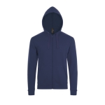 Unisex cotton and polyester hoodie, 260 g/m2, SOL'S Stone navy-blue colour