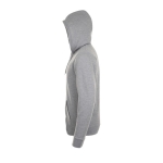 Unisex cotton and polyester hoodie, 260 g/m2, SOL'S Stone side view