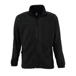 Polyester fleece jacket, 300 g/m2, SOL'S North black colour