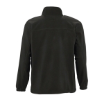 Polyester fleece jacket, 300 g/m2, SOL'S North black colour rear view